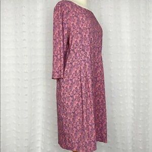 THE SAVILE ROW Owl Print Shift Dress SIZE 12